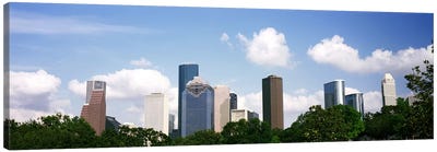 Skyscrapers in a city, Houston, Texas, USA Canvas Art Print - Texas Art