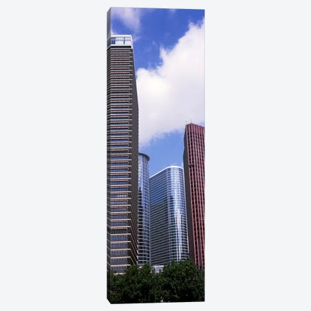 Low angle view of a building, Houston, Texas, USA Canvas Print #PIM10752} by Panoramic Images Canvas Wall Art