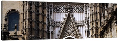Close-up of a cathedral, Seville Cathedral, Seville, Spain Canvas Art Print
