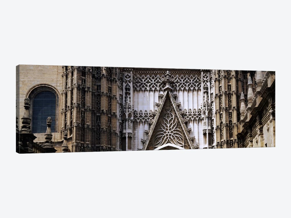 Close-up of a cathedral, Seville Cathedral, Seville, Spain by Panoramic Images 1-piece Canvas Artwork