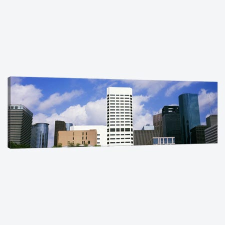 Low angle view of buildings in a city, Wedge Tower, ExxonMobil Building, Chevron Building, Houston, Texas, USA #5 Canvas Print #PIM10762} by Panoramic Images Canvas Art Print
