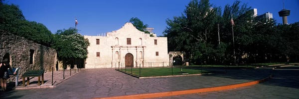 San Antonio: Facade of a building, The Alamo, San Antonio, Texas, USA #2 by Panoramic Images