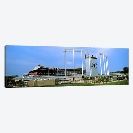 Kauffman Stadium Canvas Print Black/white Kansas City Royals 
