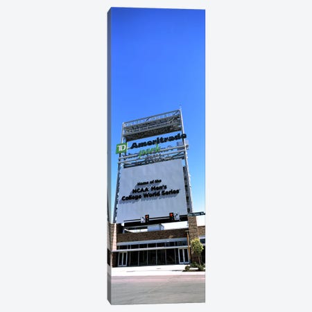 Sign board at a convention center, Century Link Center, Omaha, Nebraska, USA Canvas Print #PIM10780} by Panoramic Images Canvas Print