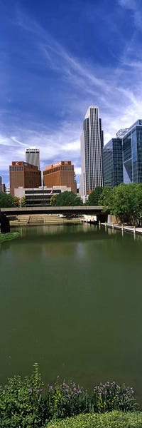 Omaha: Buildings at the waterfront, Omaha, Nebraska, USA by Panoramic Images