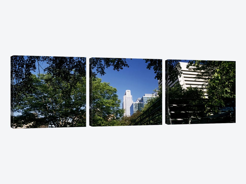 Buildings in a city, Qwest Building, Omaha, Nebraska, USA #2 by Panoramic Images 3-piece Canvas Wall Art