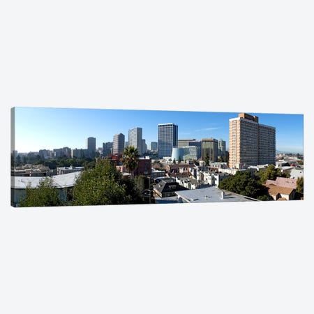 View over Oakland from Adams Point, California, USA Canvas Print #PIM10790} by Panoramic Images Canvas Artwork