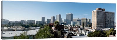 View over Oakland from Adams Point, California, USA #2 Canvas Art Print - Panoramic Cityscapes
