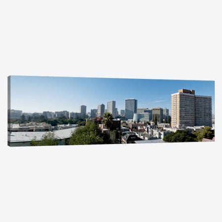 View over Oakland from Adams Point, California, USA #2 Canvas Print #PIM10792} by Panoramic Images Canvas Wall Art