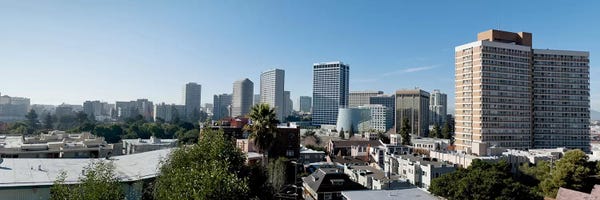 Oakland: View over Oakland from Adams Point, California, USA #2 by Panoramic Images