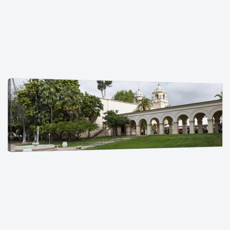 Colonnade in Balboa Park, San Diego, California, USA Canvas Print #PIM10803} by Panoramic Images Canvas Artwork