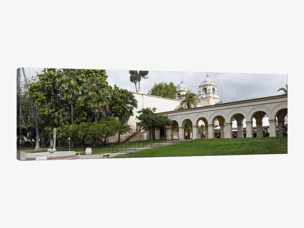 Colonnade in Balboa Park, San Diego, California, USA by Panoramic Images 1-piece Canvas Artwork