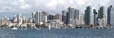 Buildings at the waterfront, San Diego, California, USA by Panoramic Images canvas print
