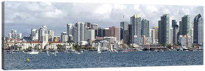 Buildings at the waterfront, San Diego, California, USA Canvas Art Print - San Diego Skylines