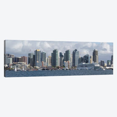 Buildings at the waterfront, San Diego, California, USA #2 Canvas Print #PIM10805} by Panoramic Images Canvas Print