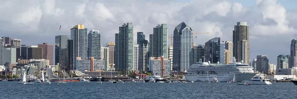San Diego: Buildings at the waterfront, San Diego, California, USA #2 by Panoramic Images
