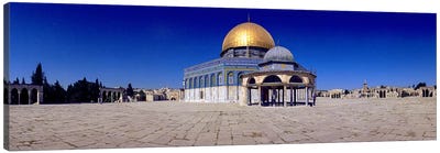 Dome of The Rock, Temple Mount, Jerusalem, Israel Canvas Art Print - Churches & Places of Worship