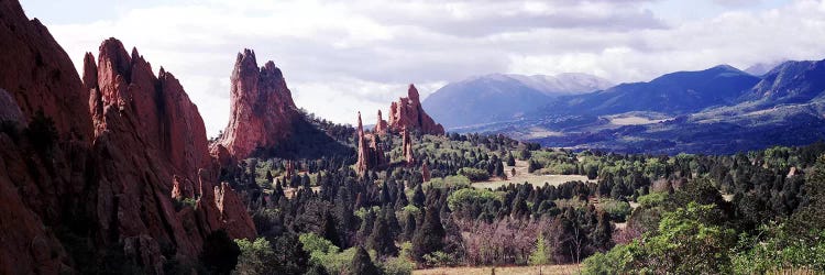 Rock formations on a landscape, Garden of The Gods, Colorado Springs, Colorado, USA by Panoramic Images wall art