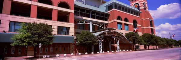 Houston: Facade of a baseball stadium, Minute Maid Park, Houston, Texas, USA by Panoramic Images