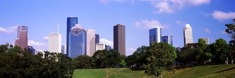 Downtown skylines, Houston, Texas, USA by Panoramic Images wall art