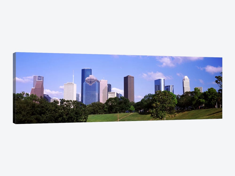 Downtown skylines, Houston, Texas, USA by Panoramic Images 1-piece Canvas Wall Art