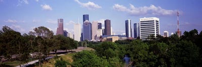 Downtown skylines, Houston, Texas, USA #2 by Panoramic Images canvas print