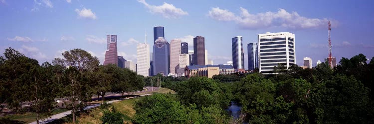 Downtown skylines, Houston, Texas, USA #2 by Panoramic Images wall art