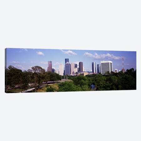 Downtown skylines, Houston, Texas, USA #2 Canvas Print #PIM10824} by Panoramic Images Canvas Print