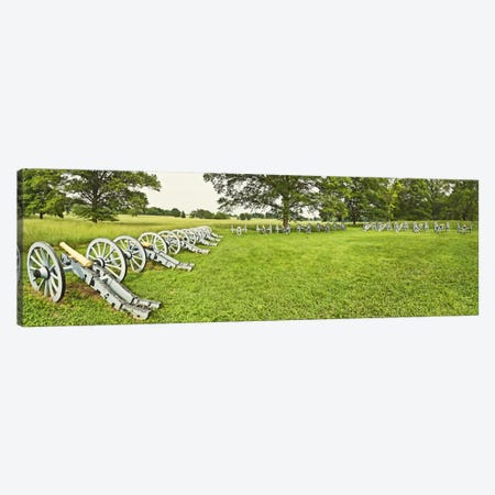 Cannons in a park, Valley Forge National Historic Park, Philadelphia, Pennsylvania, USA Canvas Print #PIM10832} by Panoramic Images Art Print