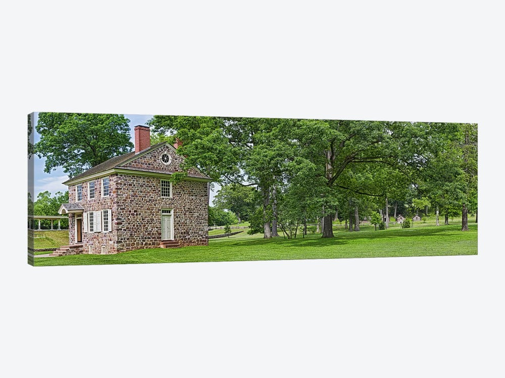 Buildings in a farm, Washington's Headquarters, Valley Forge National Historic Park, Philadelphia, Pennsylvania, USA by Panoramic Images 1-piece Canvas Art