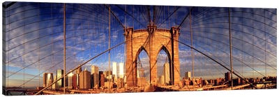 Details of the Brooklyn Bridge, New York City, New York State, USA Canvas Art Print - Brooklyn Art