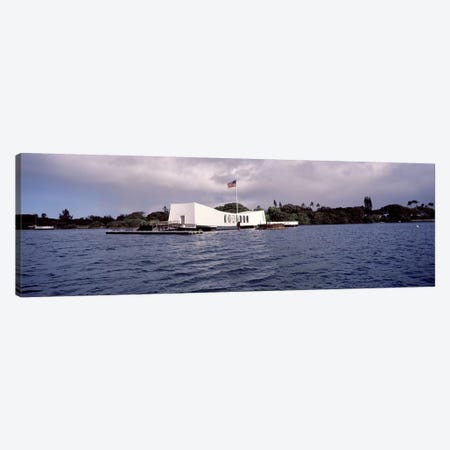 USS Arizona Memorial, Pearl Harbor, Honolulu, Hawaii, USA #2 Canvas Print #PIM10864} by Panoramic Images Canvas Art Print