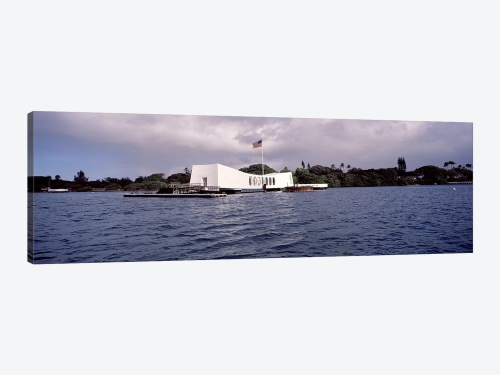 USS Arizona Memorial, Pearl Harbor, Honolulu, Hawaii, USA #2 by Panoramic Images 1-piece Canvas Print