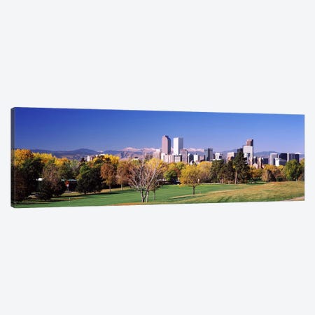 Buildings of Downtown Denver, Colorado, USA Canvas Print #PIM10872} by Panoramic Images Canvas Art Print