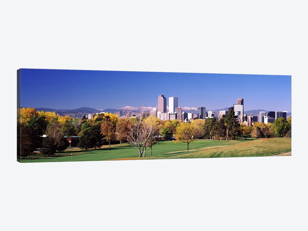 Buildings of Downtown Denver, Colorado, USA by Panoramic Images 1-piece Canvas Wall Art
