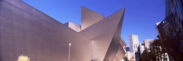 Colorado: Art museum in a city, Denver Art Museum, Frederic C. Hamilton Building, Denver, Colorado, USA by Panoramic Images