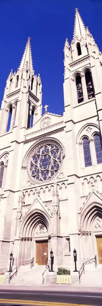 Blue: Facade of Cathedral Basilica of the Immaculate Conception, Denver, Colorado, USA by Panoramic Images