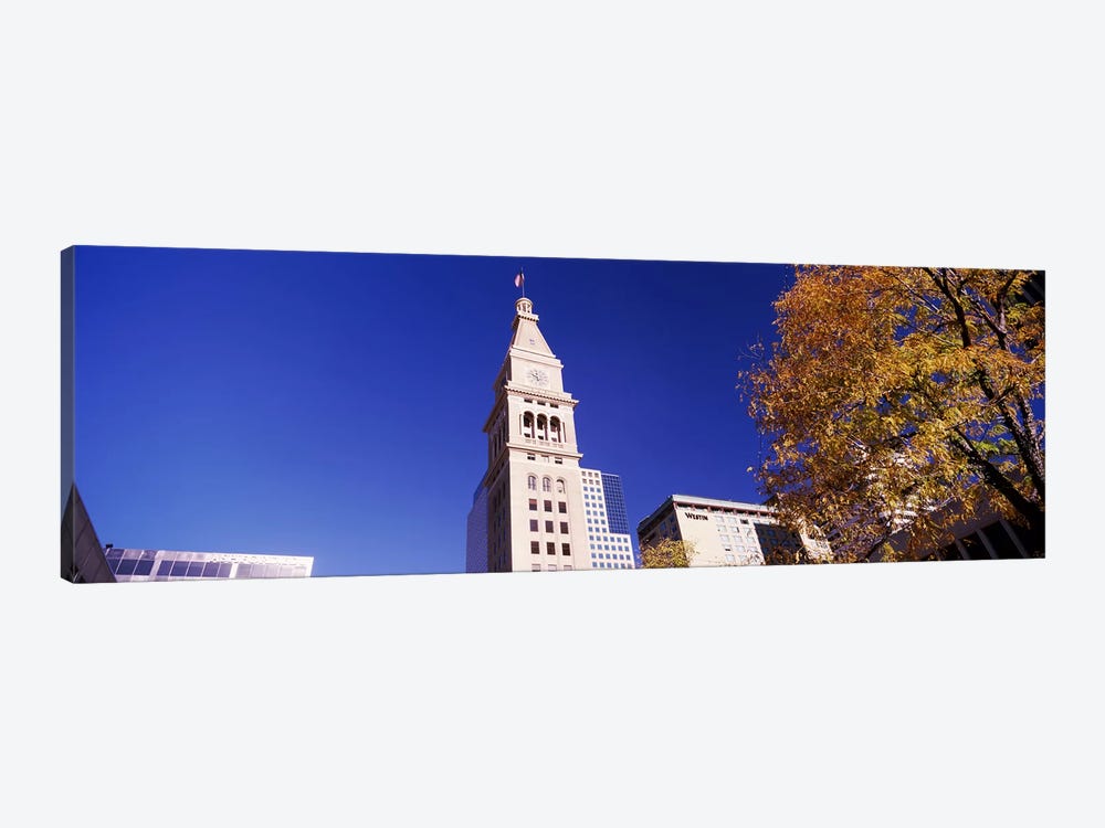 Low angle view of a Clock tower, Denver, Colorado, USA #2 by Panoramic Images 1-piece Canvas Art