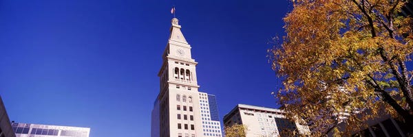 Colorado: Low angle view of a Clock tower, Denver, Colorado, USA #2 by Panoramic Images