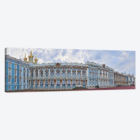 Catherine Palace courtyard, Tsarskoye Selo, St. Petersburg, Russia Canvas Print #PIM10887} by Panoramic Images Canvas Print