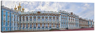 Catherine Palace courtyard, Tsarskoye Selo, St. Petersburg, Russia Canvas Art Print - Russia Art