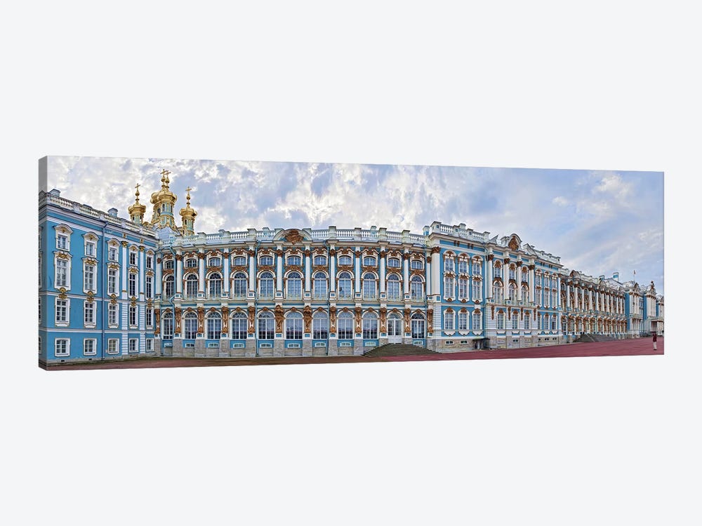 Catherine Palace courtyard, Tsarskoye Selo, St. Petersburg, Russia by Panoramic Images 1-piece Canvas Wall Art