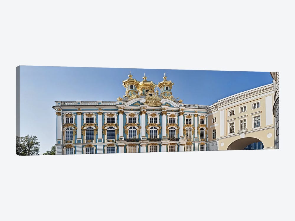 Facade of Catherine Palace, Tsarskoye Selo, St. Petersburg, Russia by Panoramic Images 1-piece Canvas Wall Art