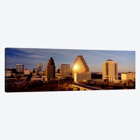 Skyscrapers in a city, Austin, Texas, USA Canvas Print #PIM1089} by Panoramic Images Canvas Art Print