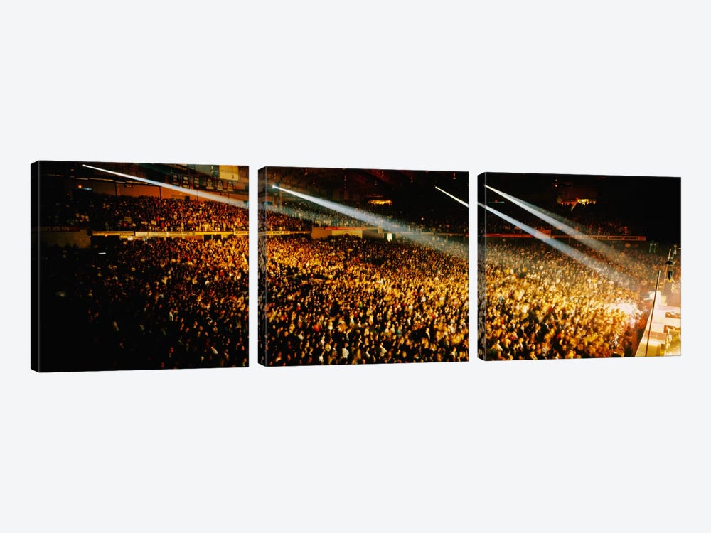 Rock Concert Interior Chicago IL USA by Panoramic Images 3-piece Canvas Print