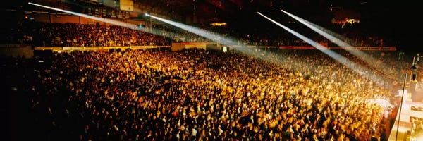 Groups: Rock Concert Interior Chicago IL USA by Panoramic Images