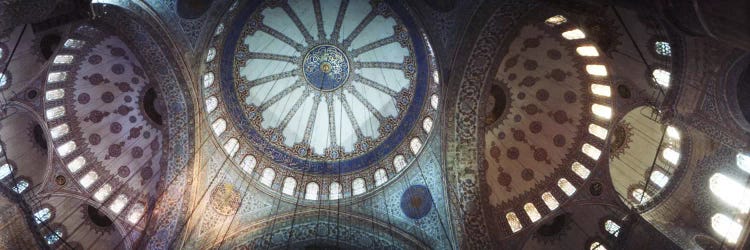 Interiors of a mosque, Blue Mosque, Istanbul, Turkey #2 by Panoramic Images wall art