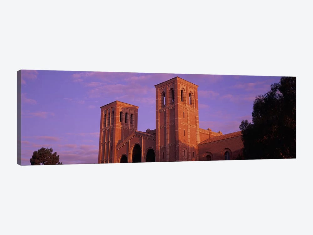 Low angle view of Royce Hall at university campus, University of California, Los Angeles, California, USA by Panoramic Images 1-piece Canvas Art