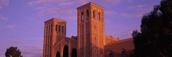 Los Angeles: Low angle view of Royce Hall at university campus, University of California, Los Angeles, California, USA by Panoramic Images