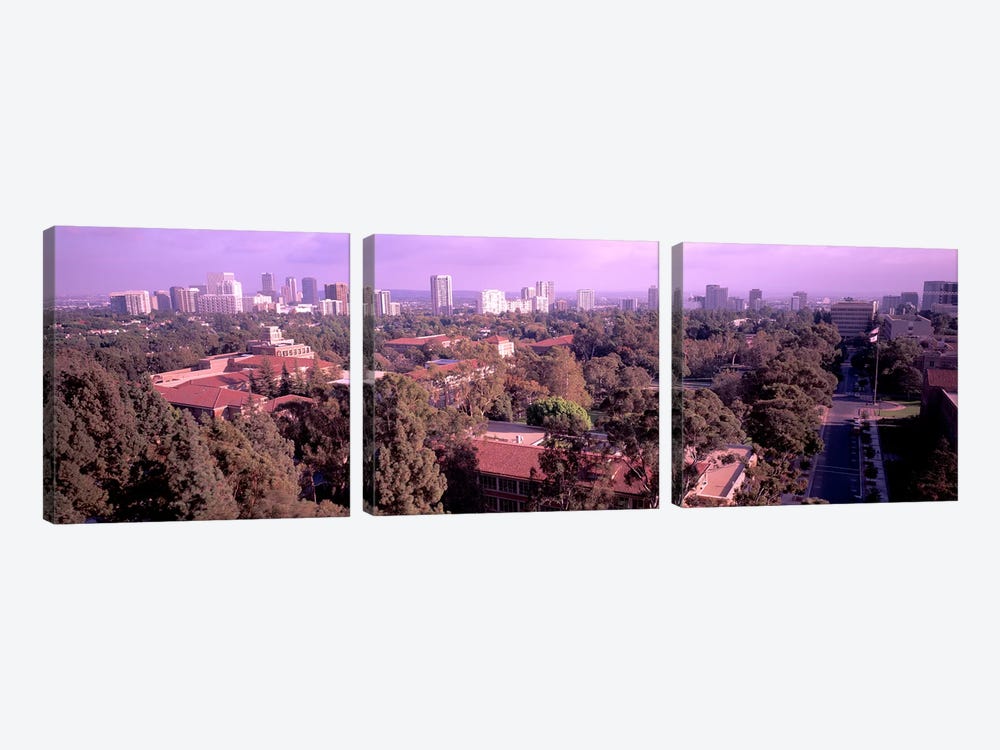 University campus, University Of California, Los Angeles, California, USA by Panoramic Images 3-piece Art Print